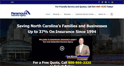 Desktop Screenshot of paramountinsurance.net